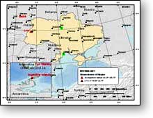 Geomagnetic observatories of Ukraine